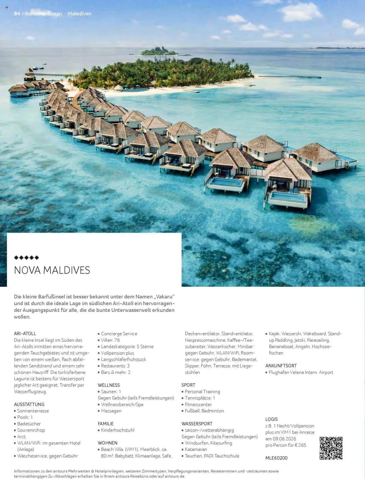TUI airtours Katalog  Erstklassige Fernreisen 2025/26 – gültig ab 01.11.2025 | Seite: 84 | Produkte: Liege