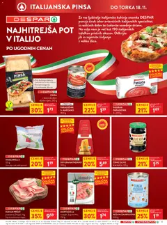 Spar katalog akcije – veljaven od 12.11.2025 | Stran: 14 | Izdelki: Pršut, Mozzarella, Olive, Sir