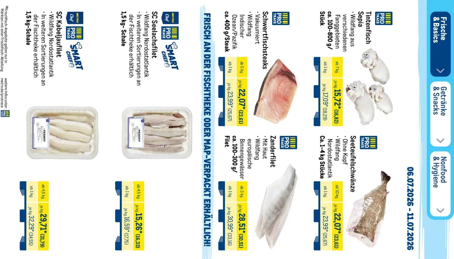 Metro Prospekt – gültig ab 06.07.2026 | Seite: 7 | Produkte: Tintenfisch