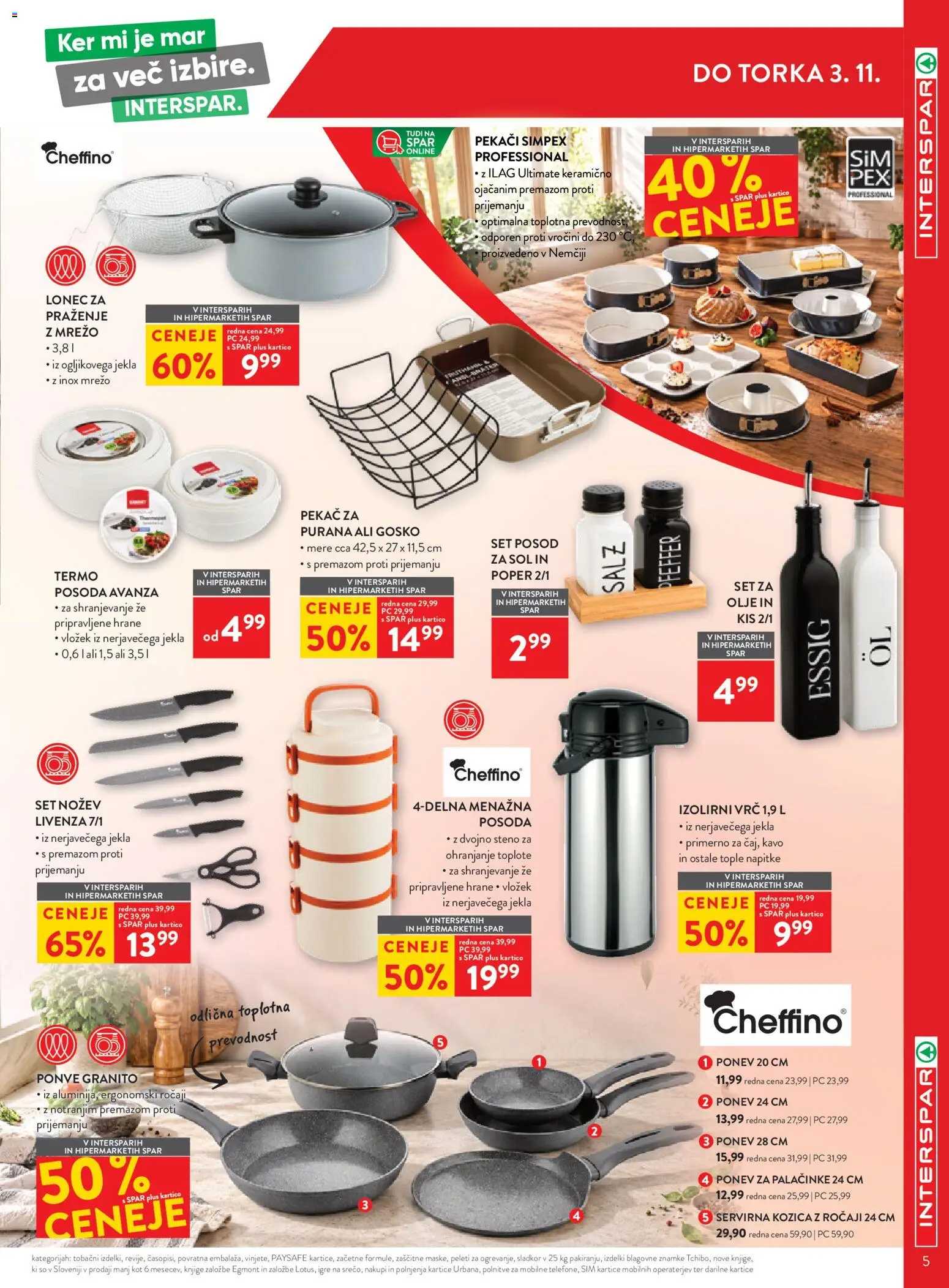 Novi Spar katalog ponudbe – veljaven od 21.10.2026 | Stran: 5