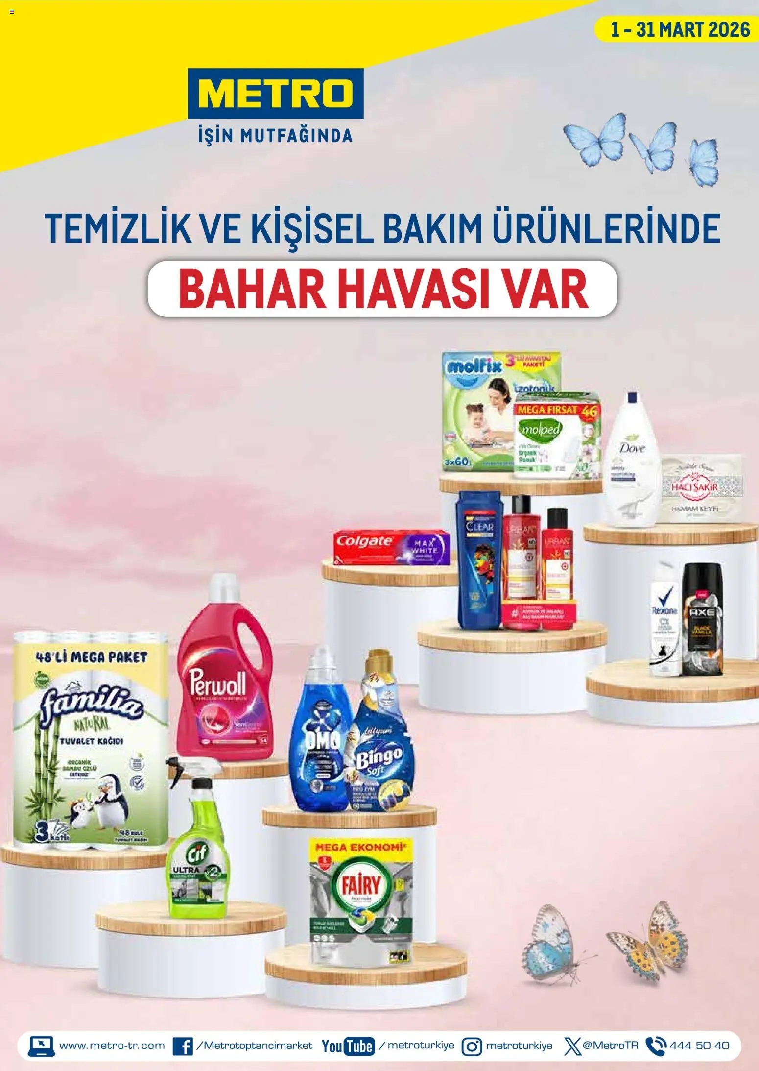 Metro - Temizlik | Kişisel bakım - 01.03.2026 tarihinden itibaren geçerlidir | Sayfa: 1 | Ürünler: Tuvalet, Tuvalet kağıdı