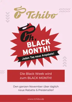 Tchibo Black Friday Ankündigung ab 28.10.2026 gültig