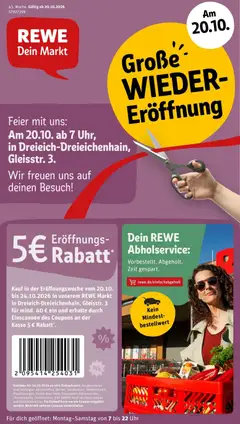Rewe Prospekt Dreieich/Dreieichenhain ab 19.10.2026 gültig