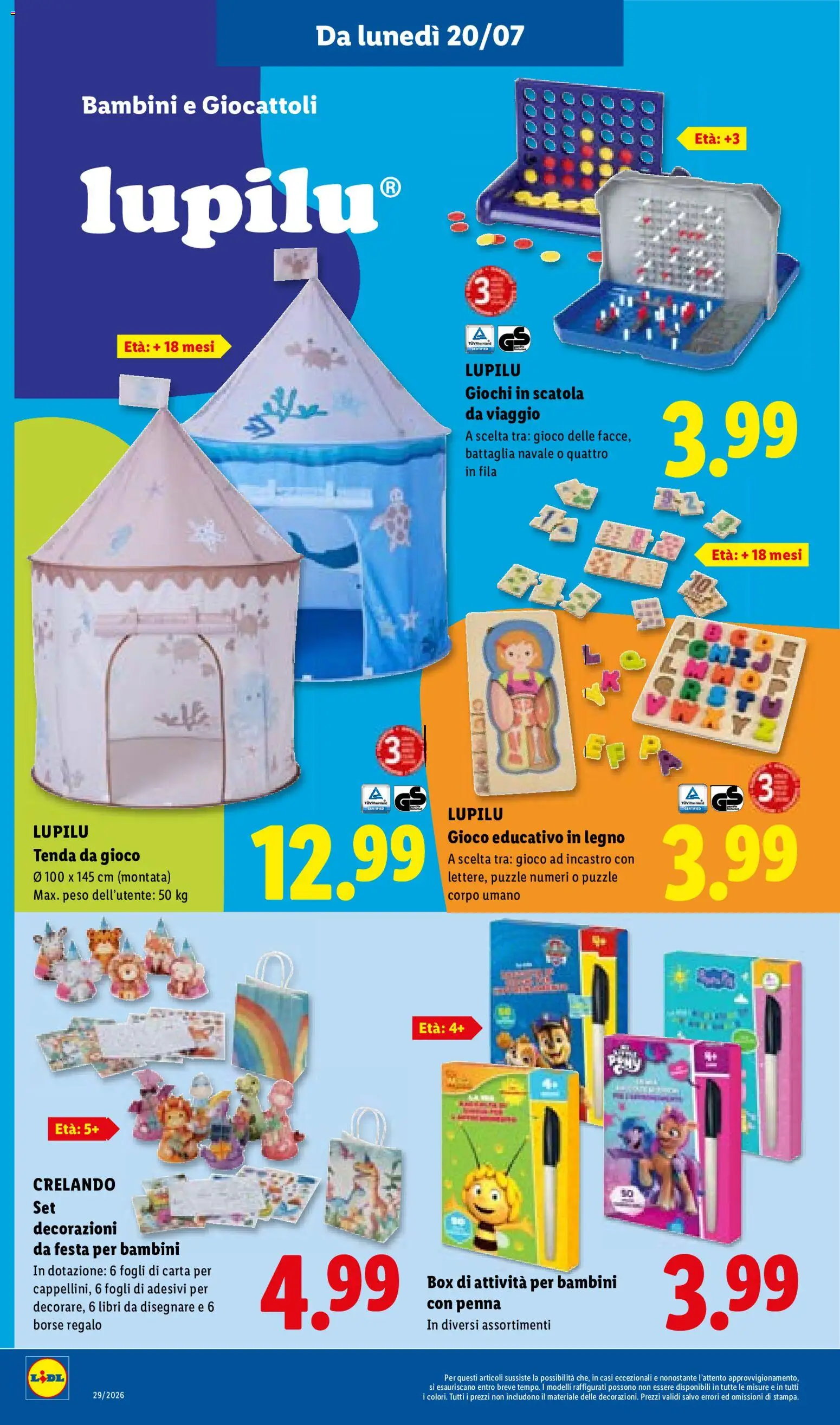 Volantino Lidl del 16/07/2026 | Pagina: 42 | Prodotti: Libri, Gioco, Scatola, Decorazioni