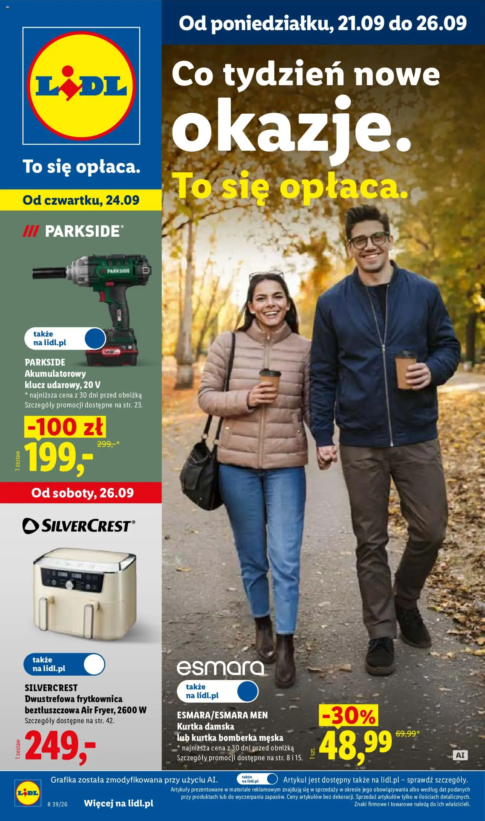 Lidl Polsko katalog od 21.09.2026 | Strana: 1 | Produkty: Parkside