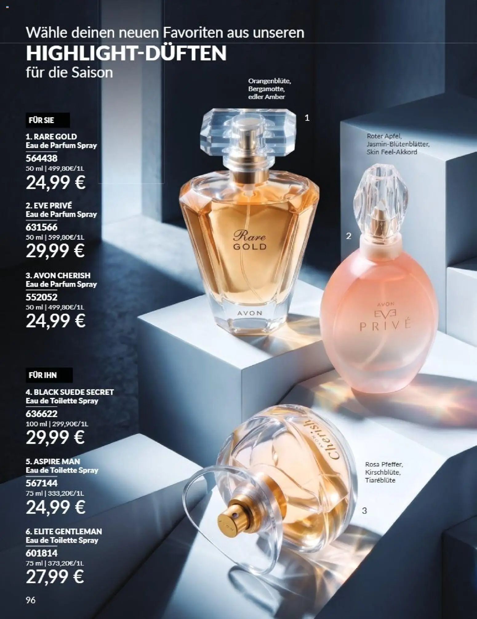 AVON Katalog September 2026 – gültig ab 01.09.2026 | Seite: 92 | Produkte: Toilette, Parfüm, Eau de Toilette, Eau de Parfum