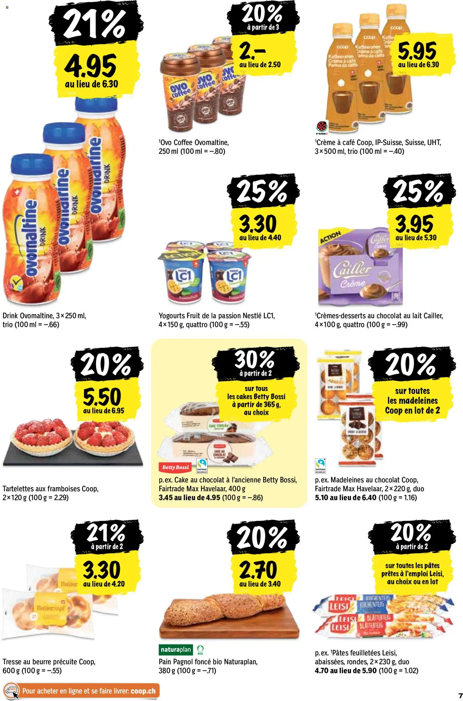 Coop aktionen FR – gültig ab 23.07.2026 | Seite: 7 | Produkte: Creme