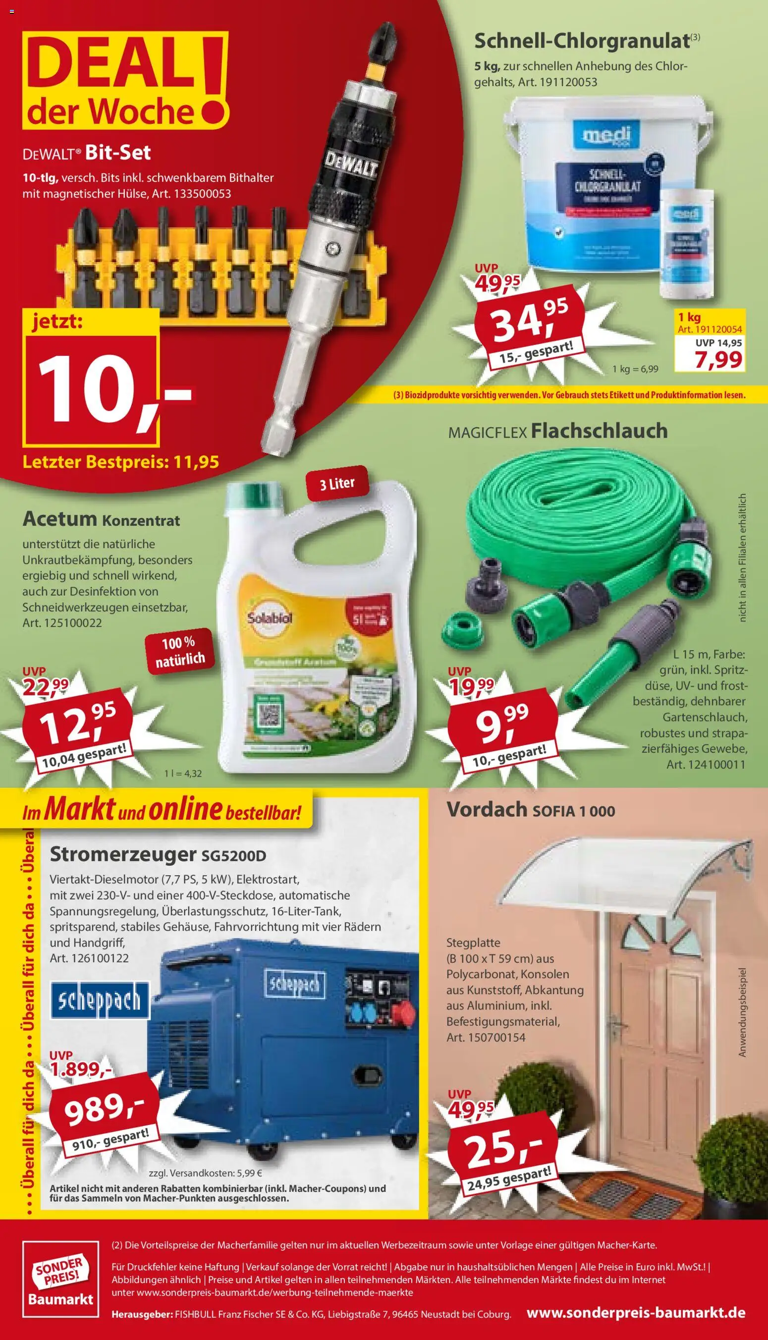 Sonderpreis Baumarkt Prospekt 	 – gültig ab 16.05.2026 | Seite: 20