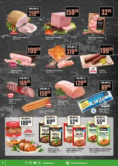 Náhled letáku Tempo leták od 06.05.2026 | Strana: 6 | Produkty: Šunka od kosti, Aljašská treska, Vysočina, Kuličky
