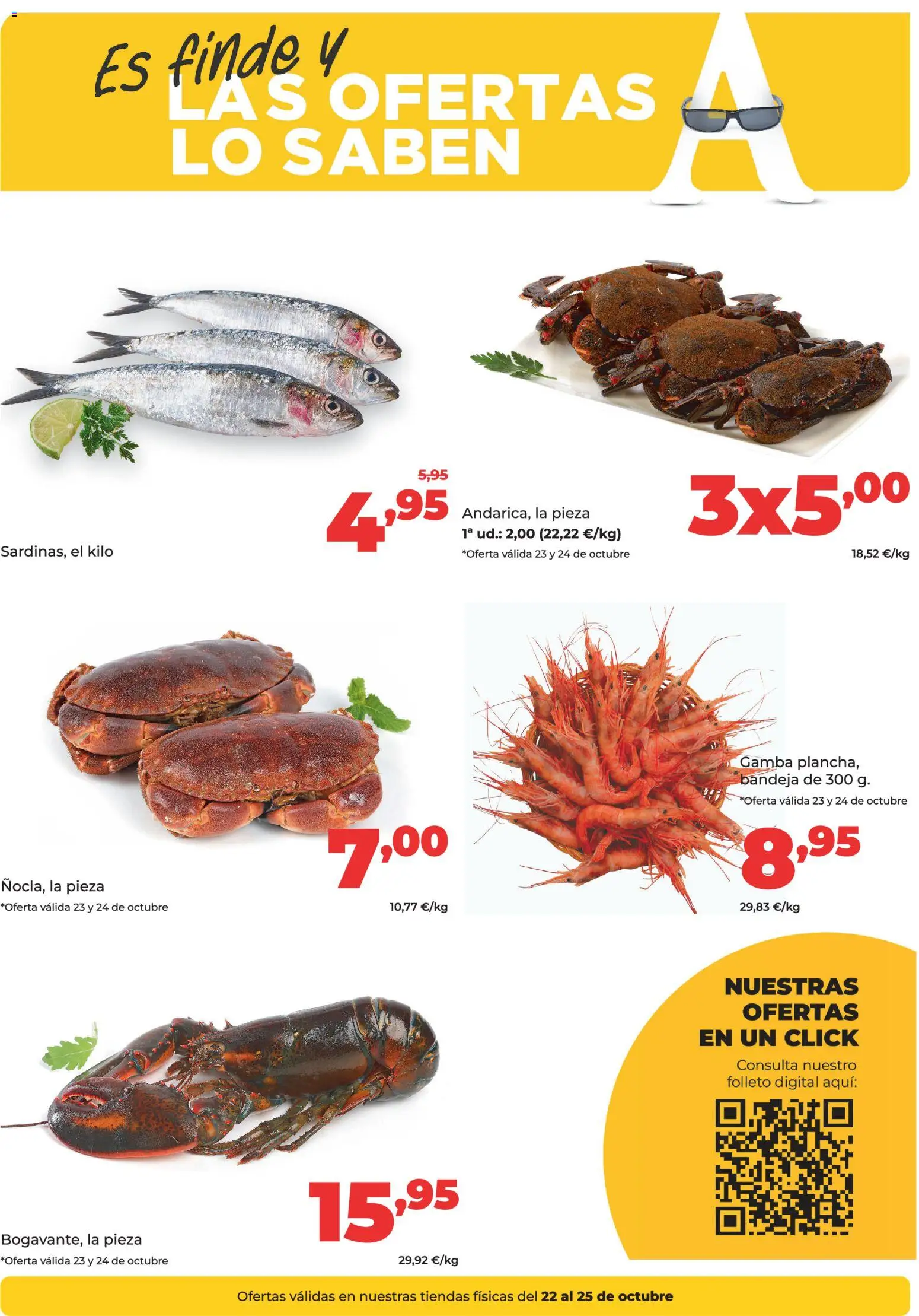 Alimerka Fin de semana │ válido desde el 22/10/2026 | Página: 3 | Productos: Bandeja, Gamba