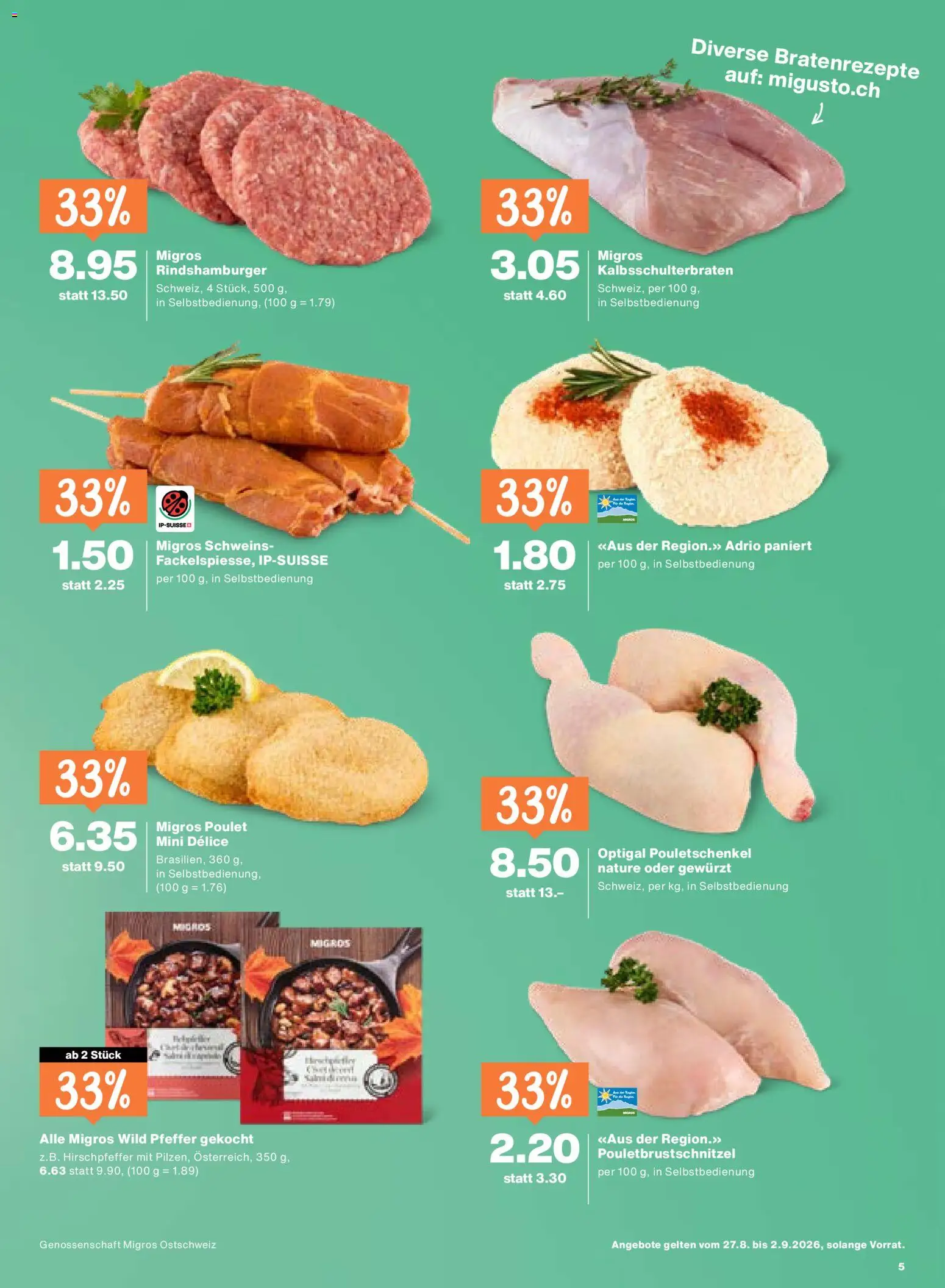 Migros aktionen – gültig ab 27.08.2026 | Seite: 5