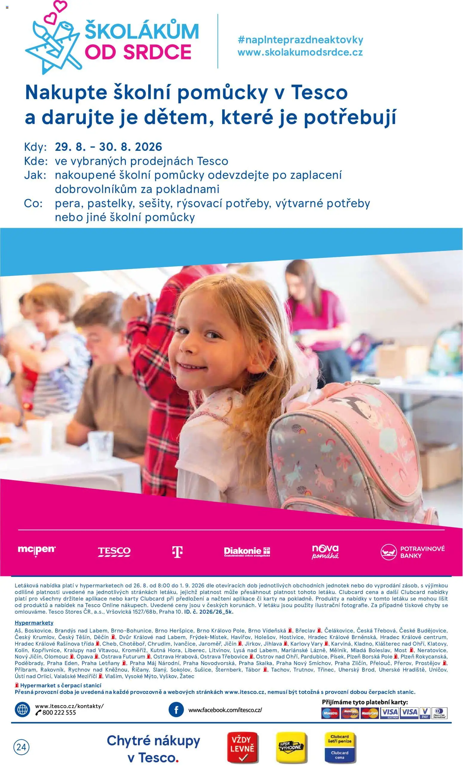Tesco leták - Hypermarket od 26.08.2026 | Strana: 24