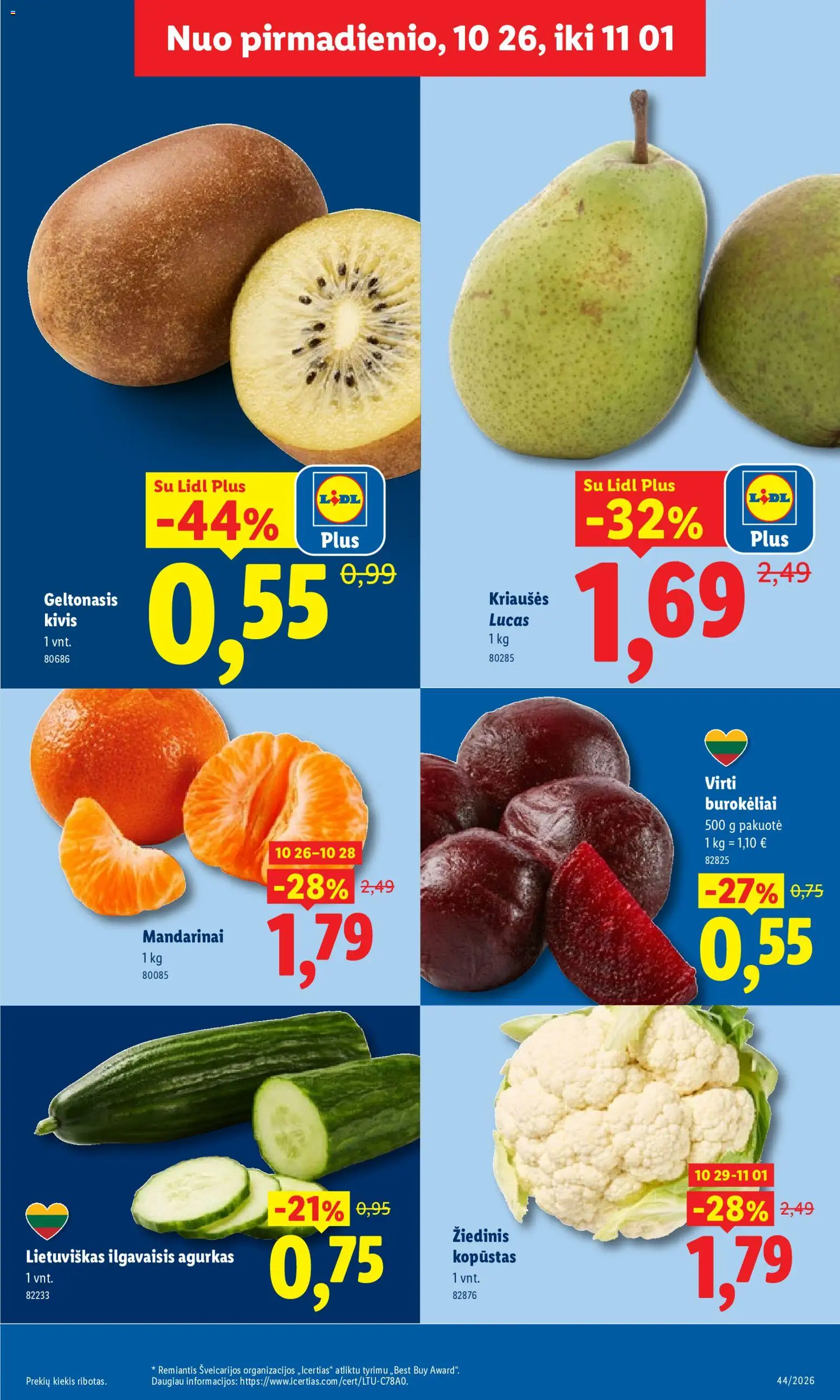 LIDL akcijos nuo 2026.10.26 | Puslapis: 7