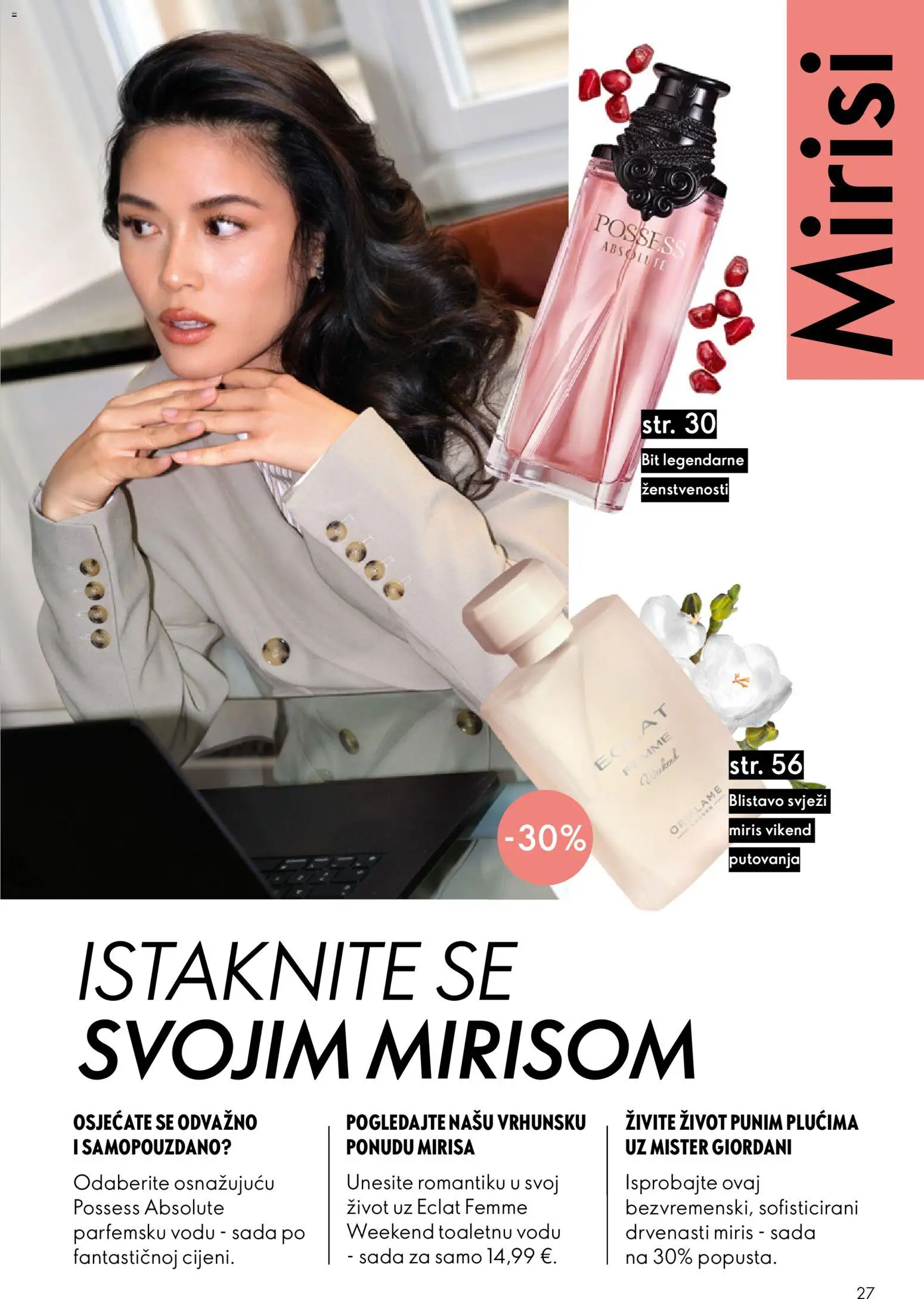 Oriflame katalog | vrijedi od 26.08.2026 | Stranica: 27 | Proizvodi: Miris