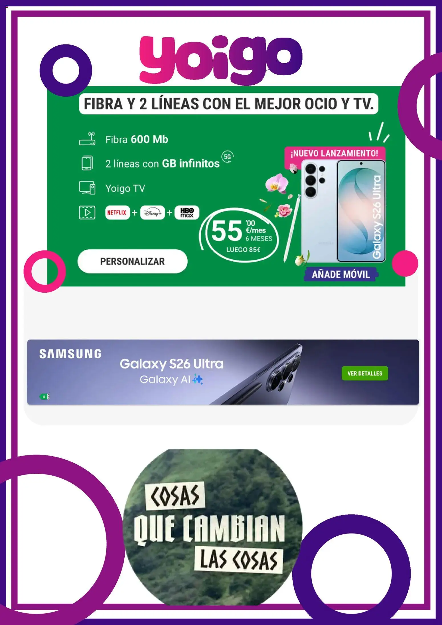 Yoigo ofertas │ válido desde el 15.04.2026 | Página: 1
