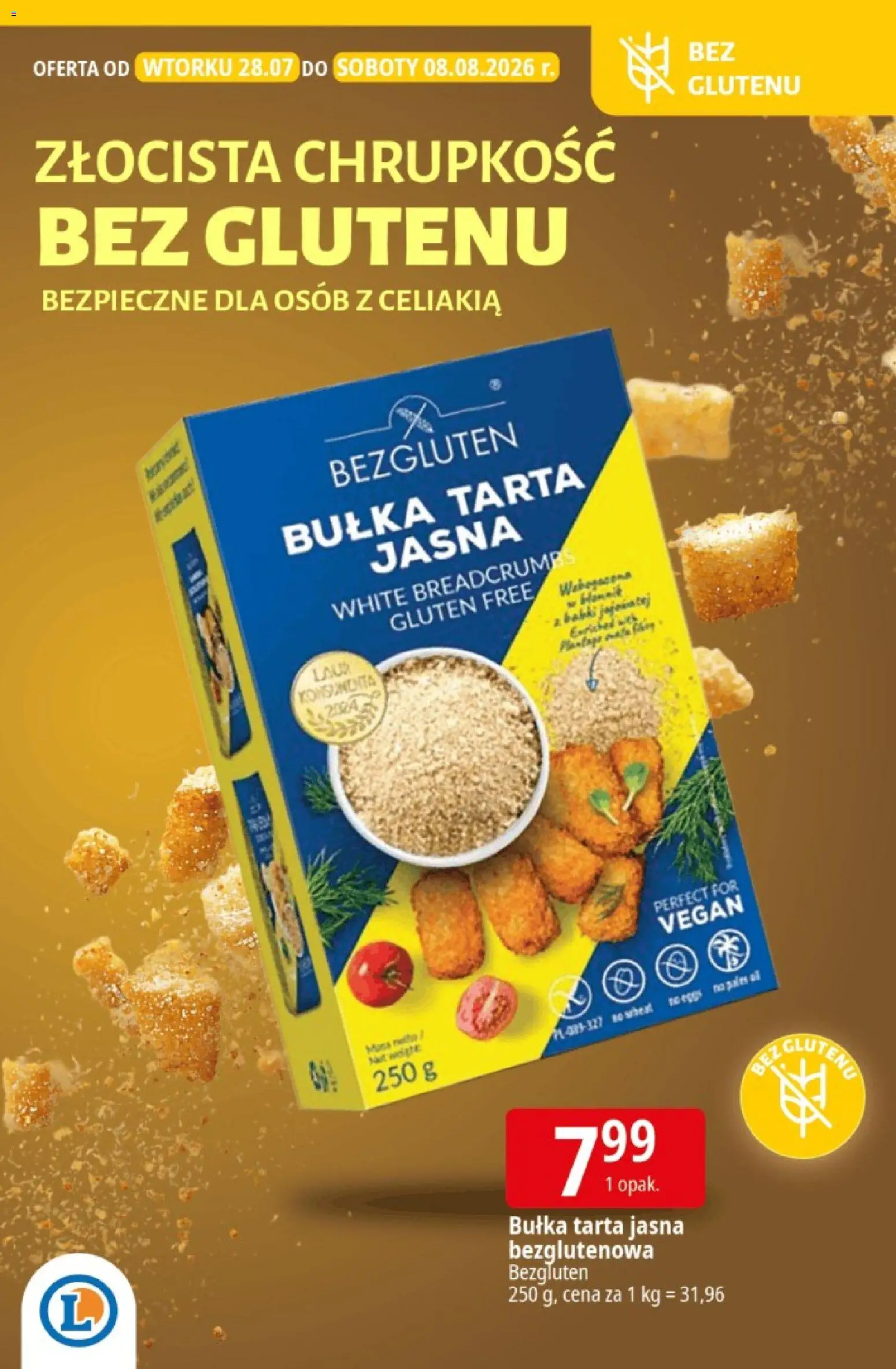 E.Leclerc gazetka - Bądź W Dobrej Formie od 28.07.2026 | Strona: 7 | Produkty: Bułka tarta, Bułka