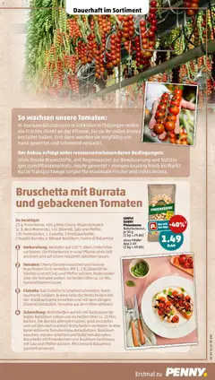 Penny Prospekt ab 20.07.2026 gültig | Seite: 7 | Produkte: Tomaten, Burrata, Salz, Backofen