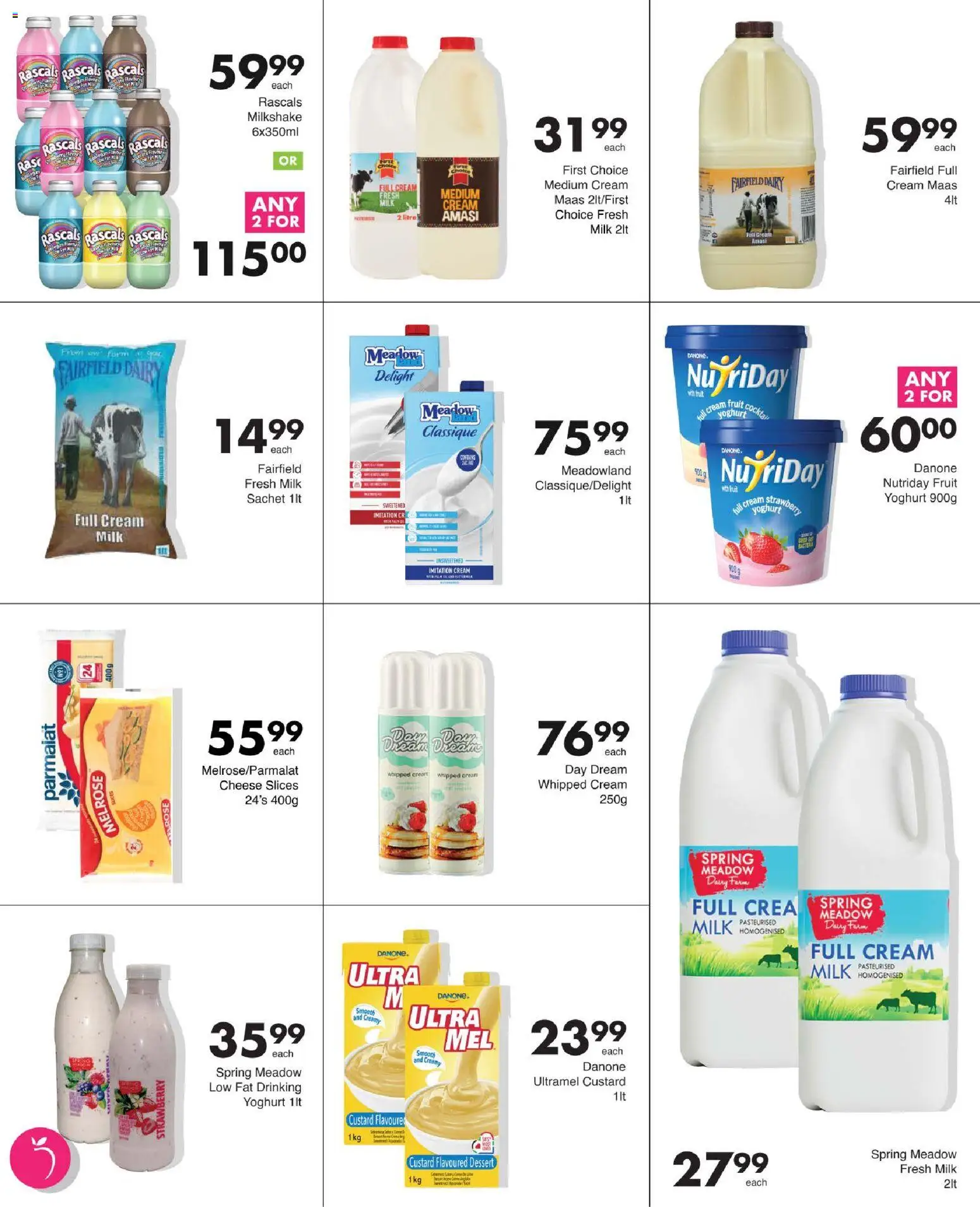 New Save catalogue – valid from 29/09/2026 | Page: 4 | Products: Yoghurt, Meadow, Milk, Cheese