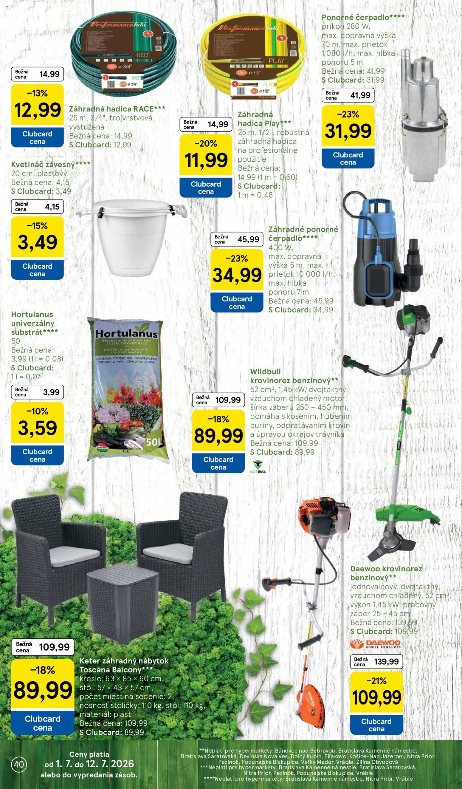 Nové Tesco akcie – leták je platný od 01.07.2026 | Strana: 40