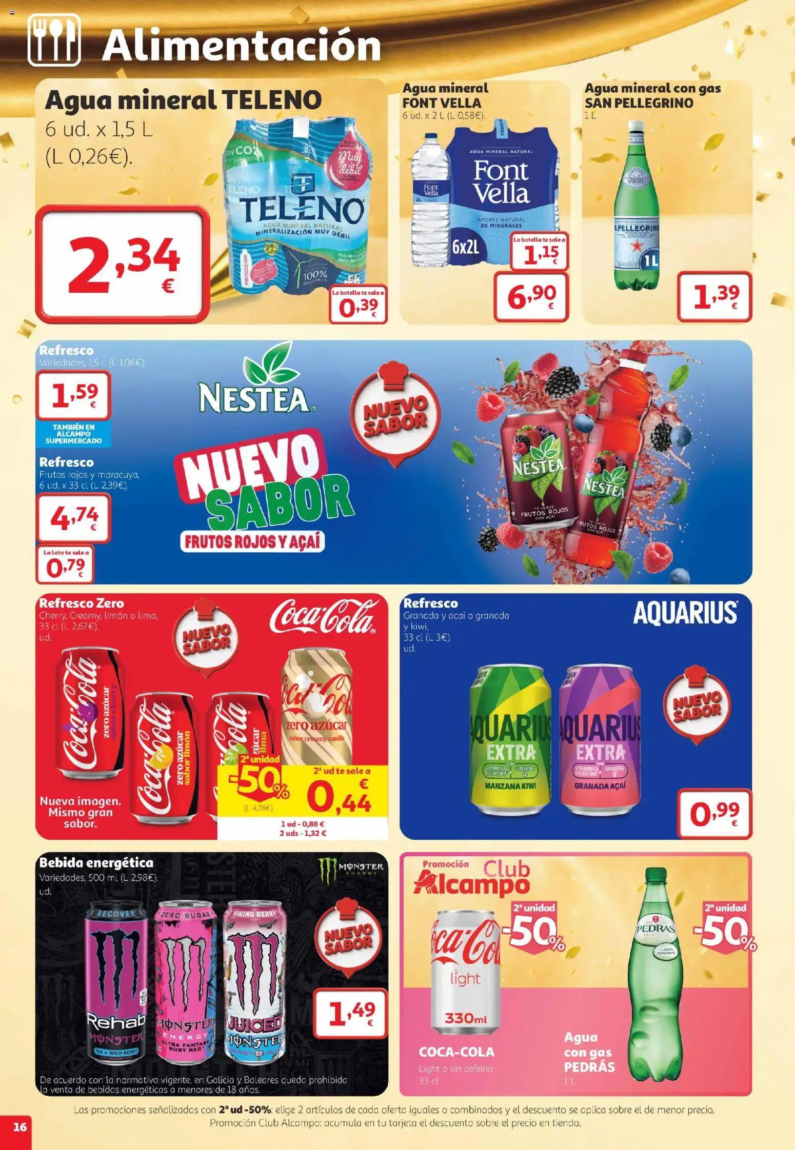 Alcampo folleto Telde │ válido desde el 22/10/2026 | Página: 16 | Productos: Frutos rojos, Limón, Manzana, Granada