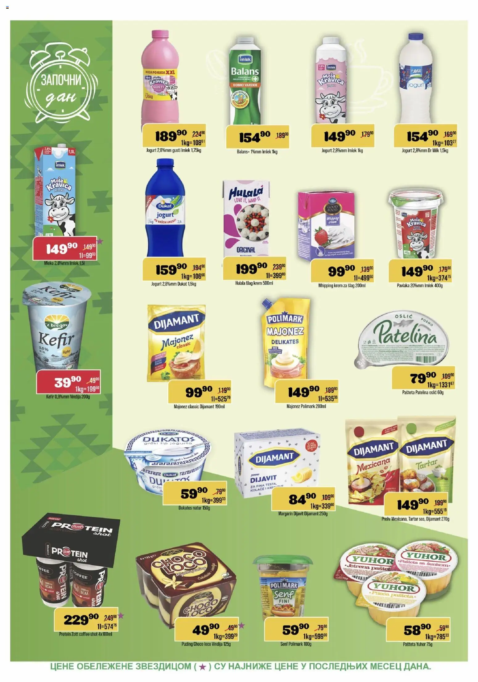 Europrom katalog - važi od 26.08.2026 | Strana: 4 | Proizvode: Majonez, Protein, Kefir, Oslić