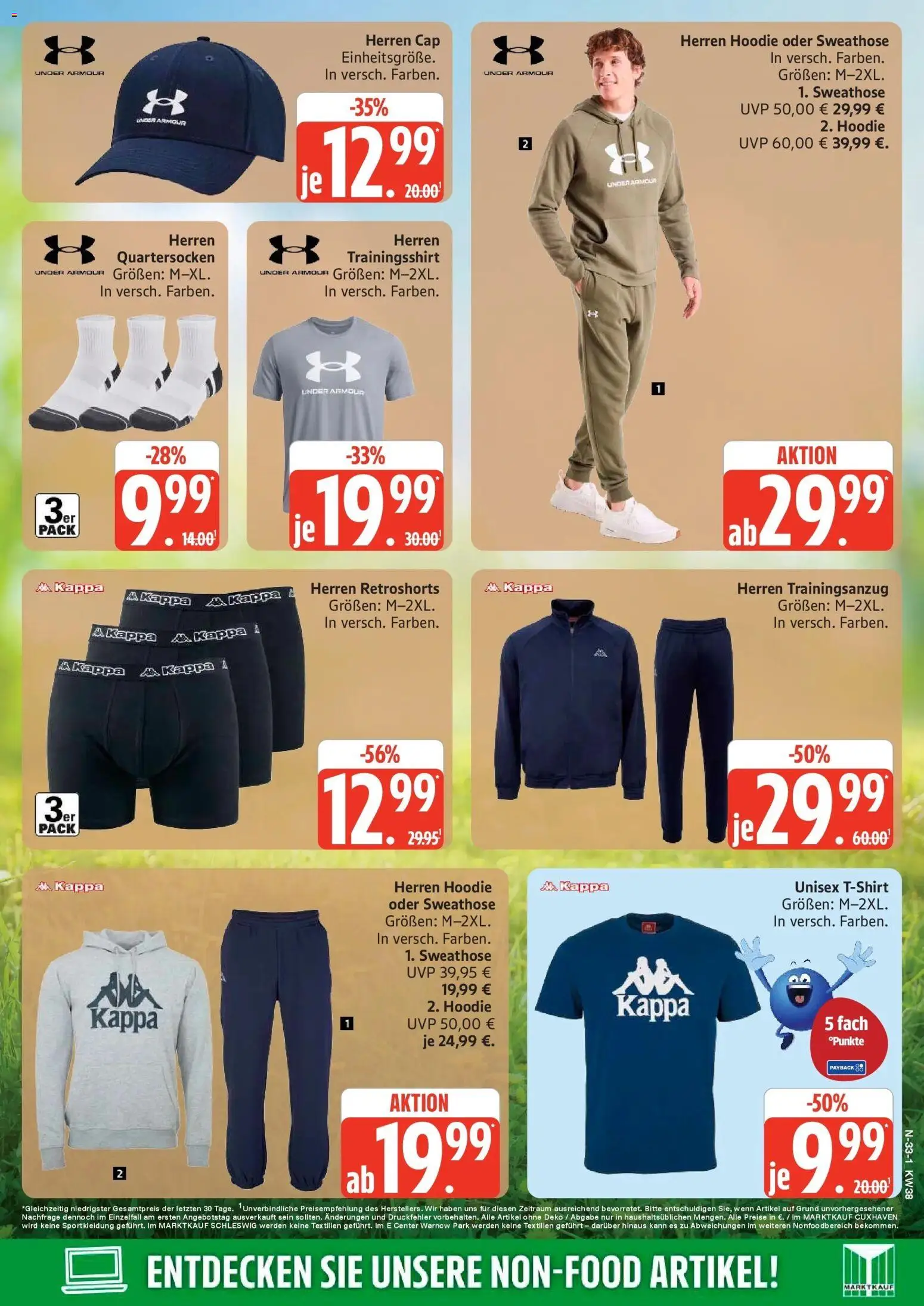 Edeka Prospekt Rostock (ab 14.09.2026) » Angebote Online | Seite: 40 | Produkte: Sweathose, Hoodie