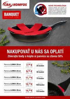 CBA Komfos leták platný od 01.09.2026