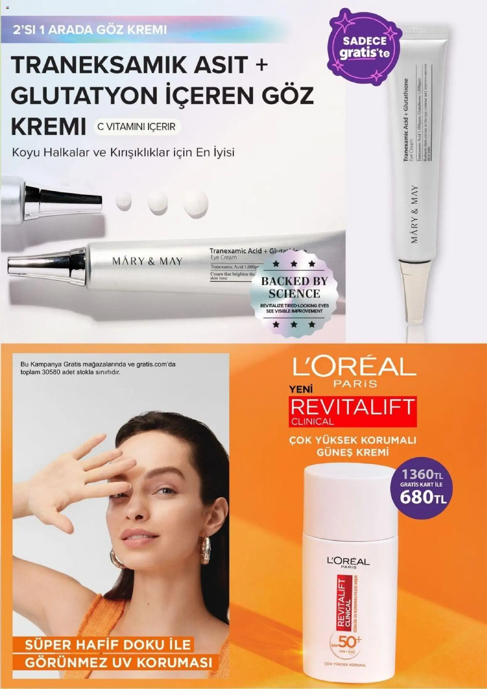 Gratis Katalog - 01.06.2026 tarihinden itibaren geçerlidir | Sayfa: 37 | Ürünler: Krem, Güneş kremi