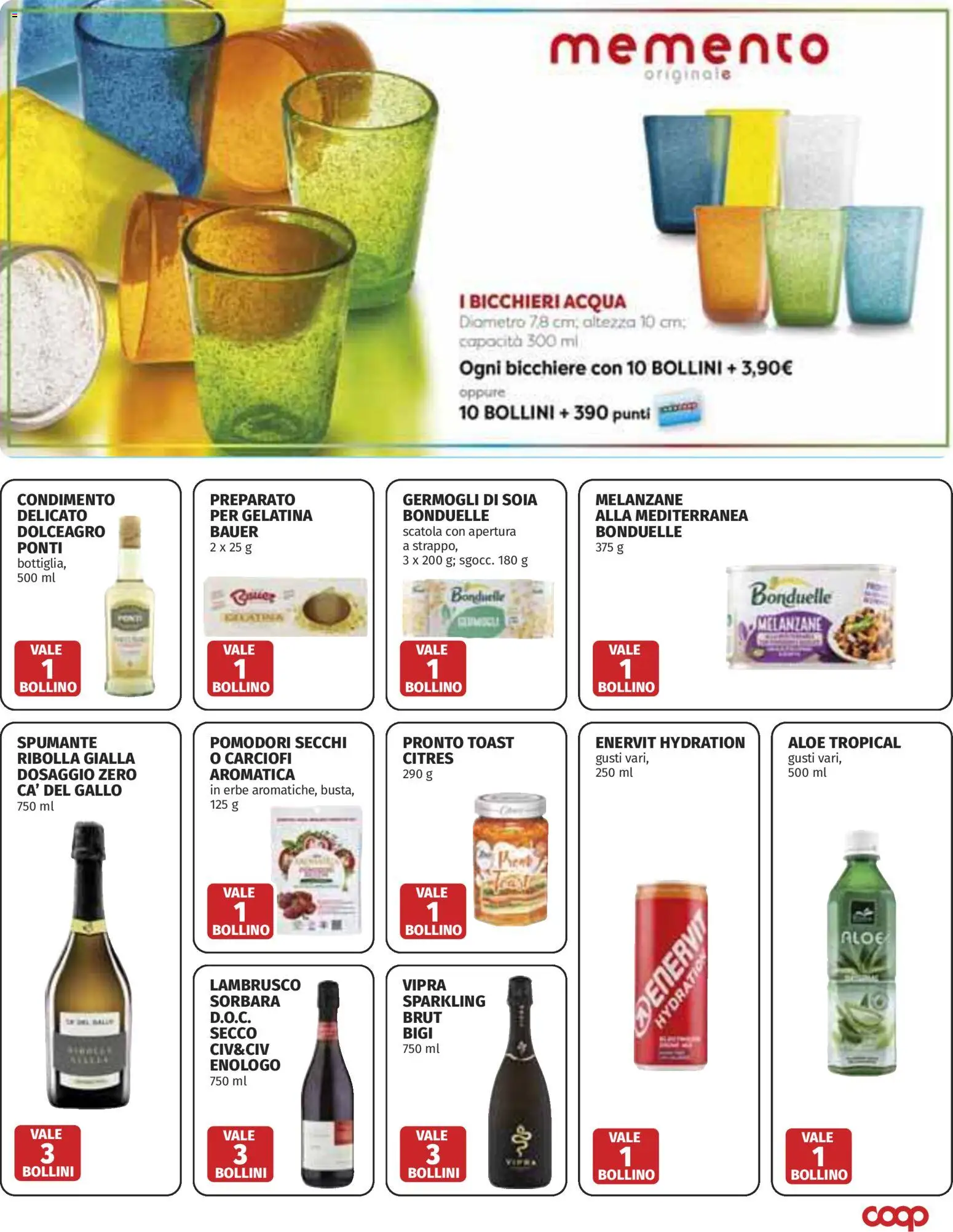 Volantino COOP del 11.06.2026 | Pagina: 37 | Prodotti: Acqua, Melanzane, Pomodori secchi, Scatola