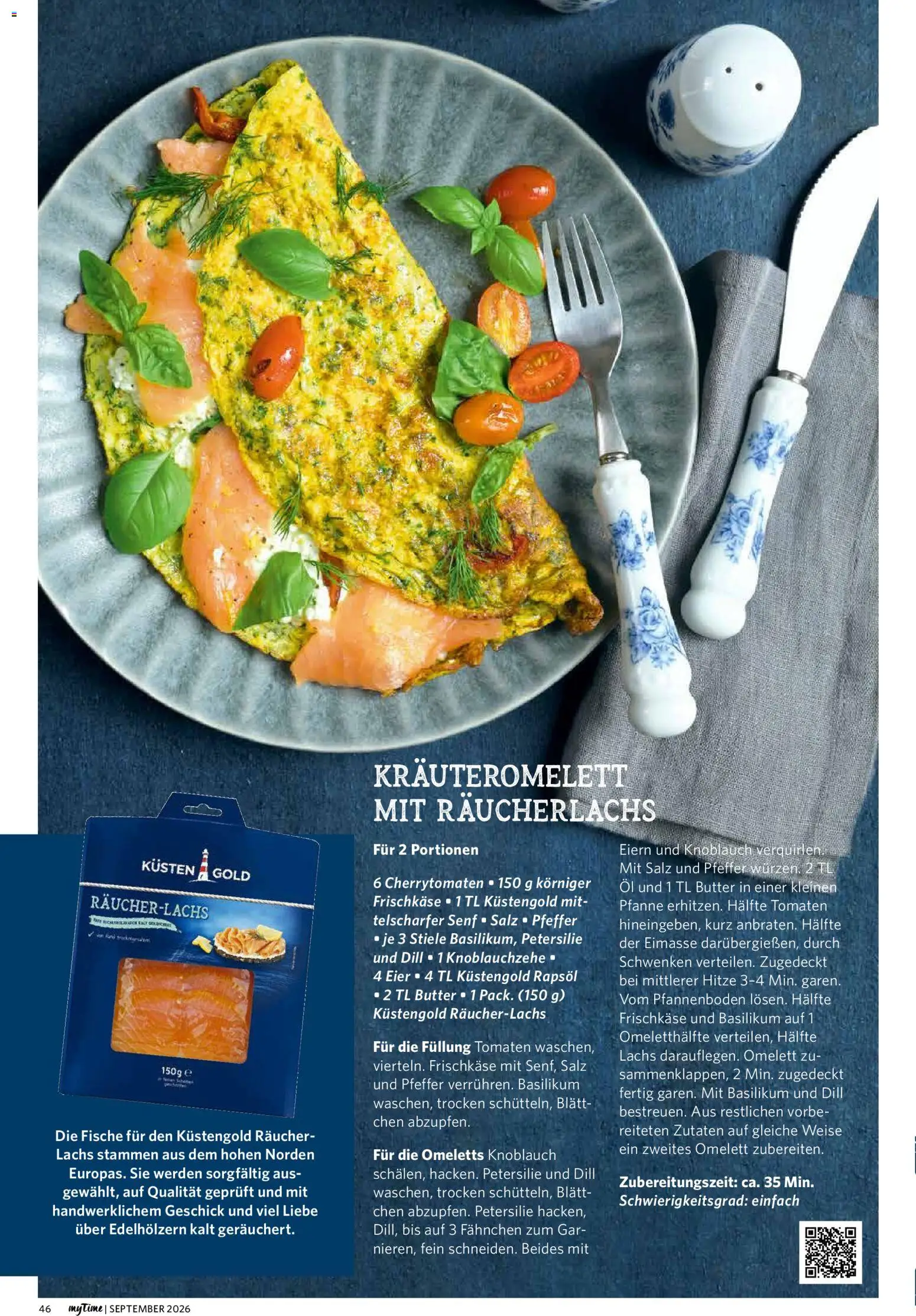 Combi myTime September 2026 – gültig ab 01.09.2026 | Seite: 46 | Produkte: Rapsöl, Räucherlachs, Petersilie, Frischkase