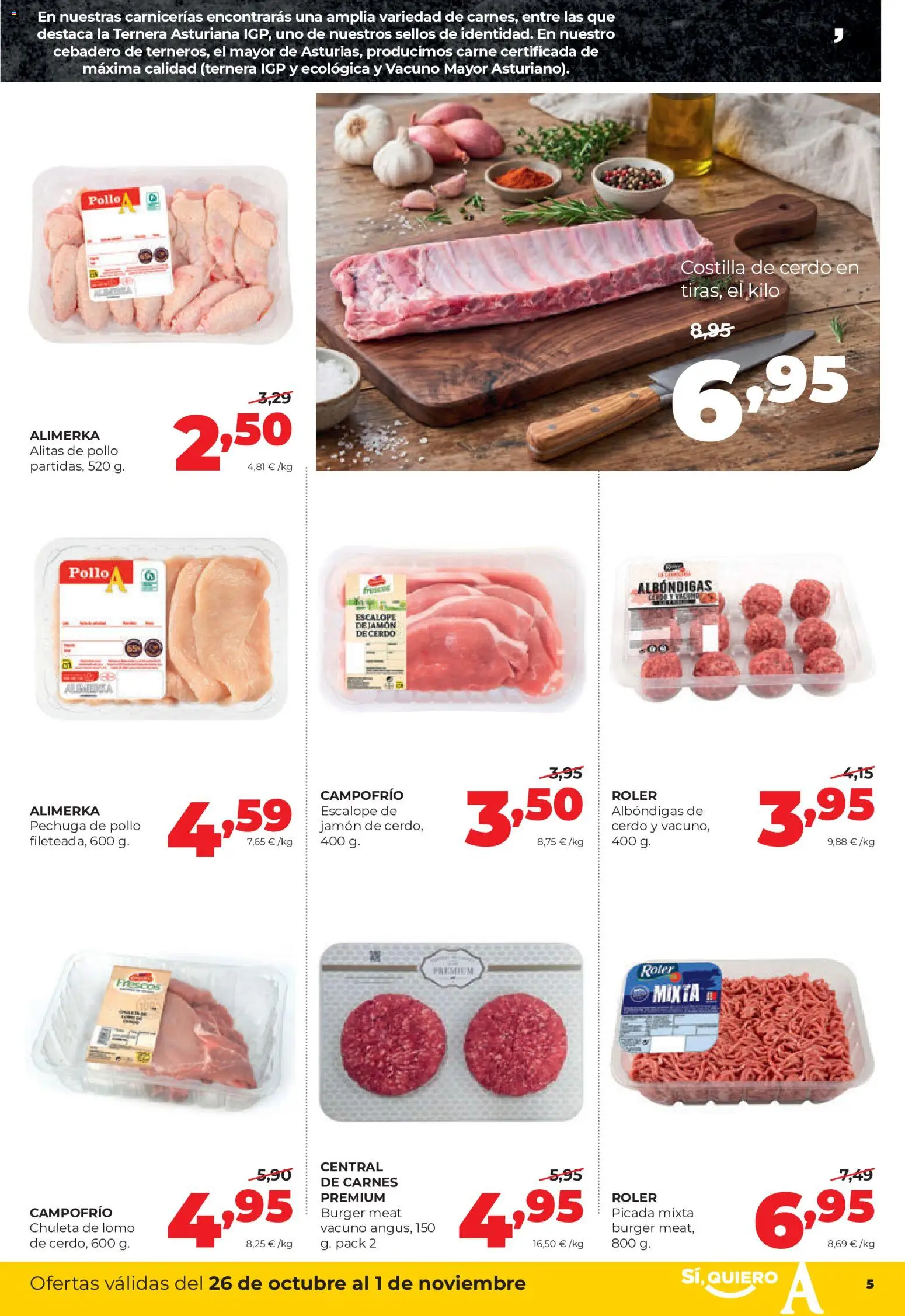 Folleto Alimerka - Página 5 - Ofertas válidas hasta el 1 de noviembre de 2026