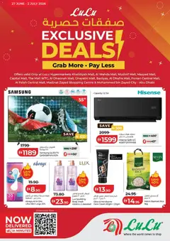 Preview of Lulu Hypermarket catalogue Exclusive Deals Abu Dhabi valid from 27 Jun, 2026