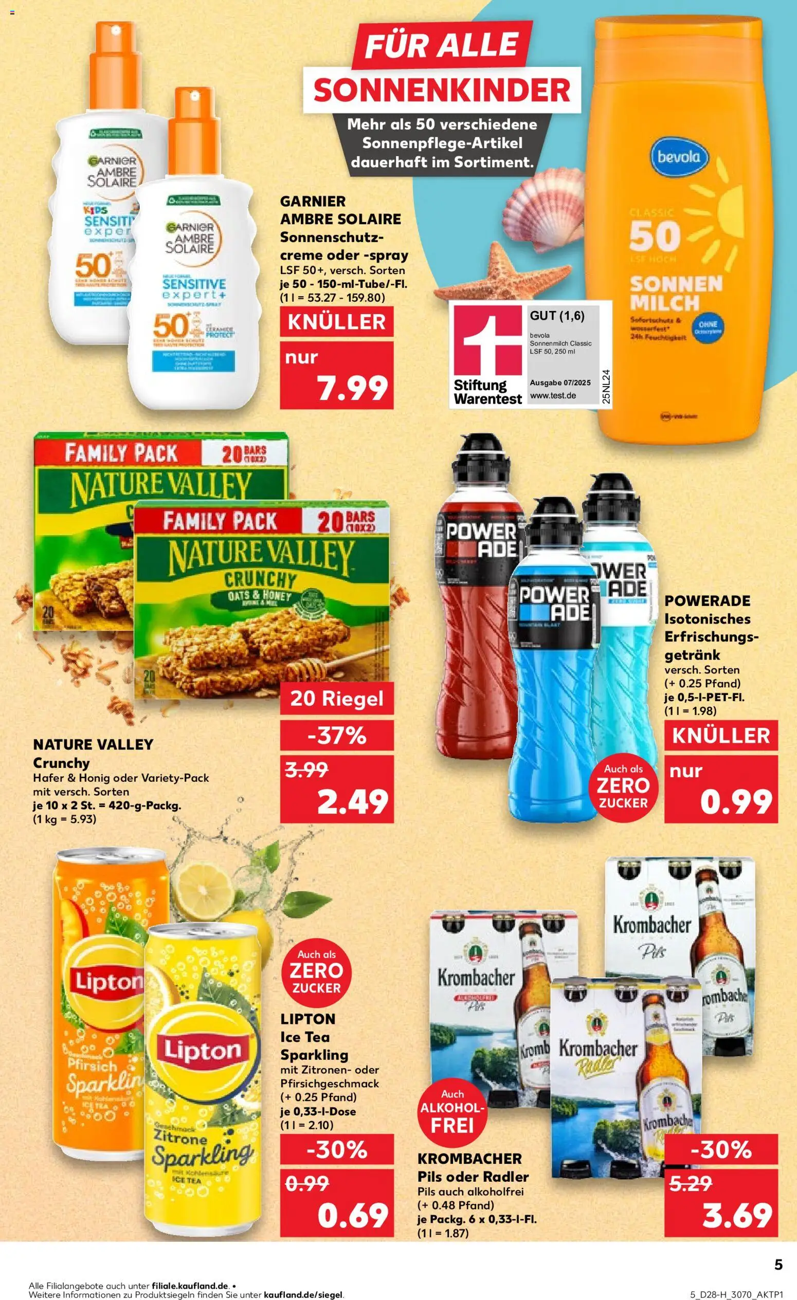 Kaufland Prospekt Leipzig – gültig ab 09.07.2026 | Seite: 5 | Produkte: Creme, Mars, Zitrone, Krombacher
