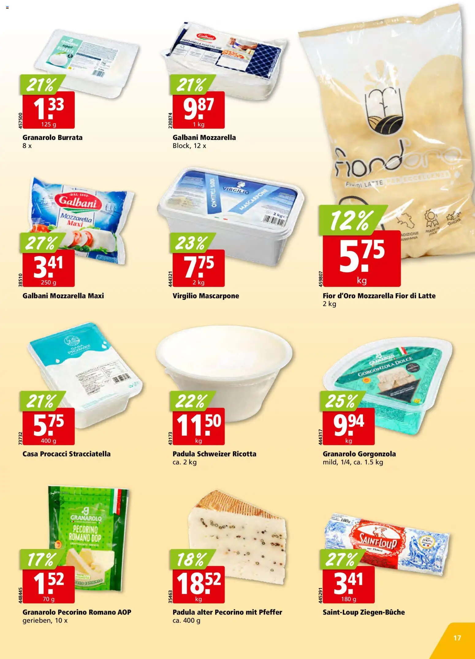 Aligro aktionen Chavannes, Matran, Genf, Sitten – gültig ab 01.06.2026 | Seite: 17 | Produkte: Mascarpone, Fennikel, Pfeffer