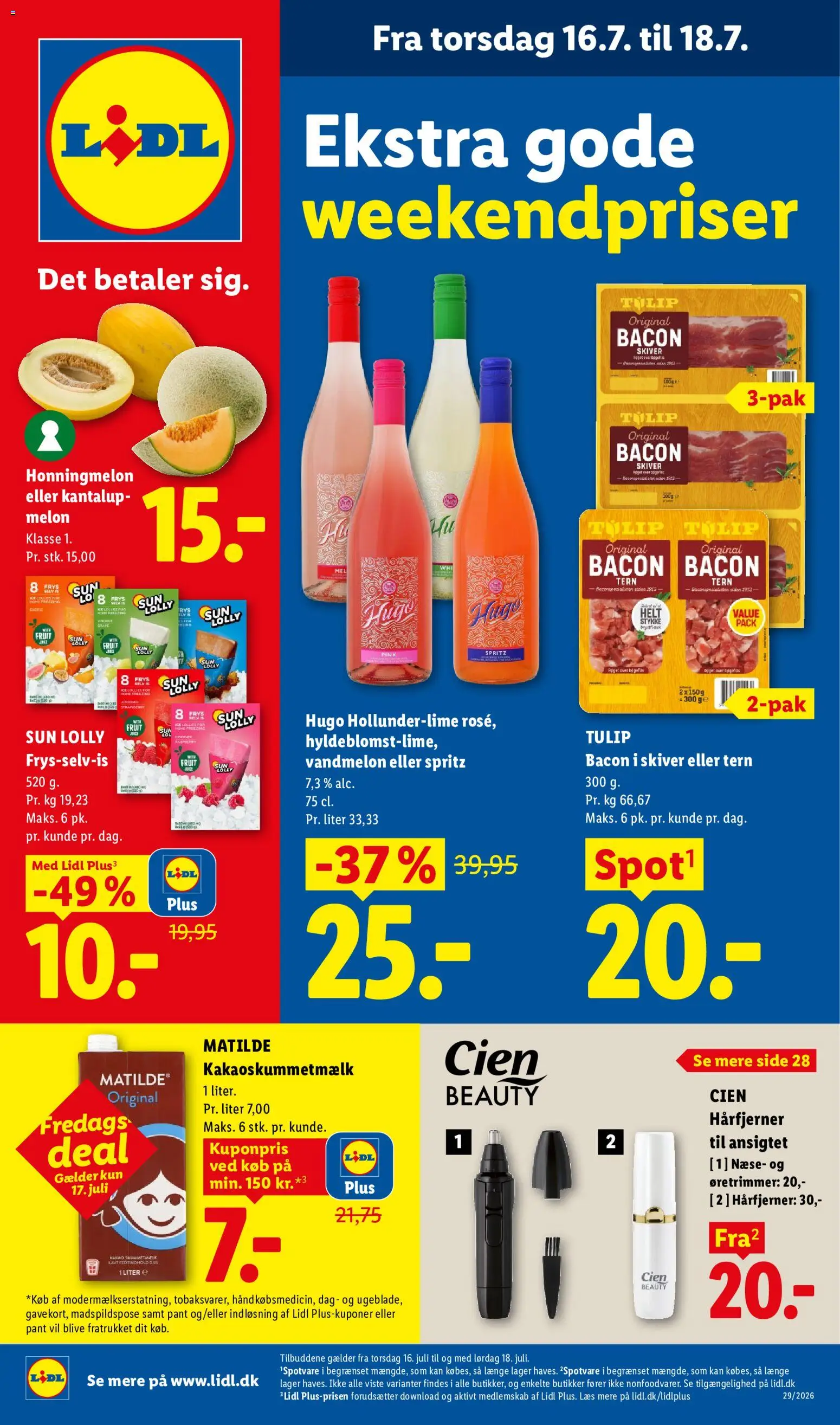 Lidl - Tilbudsavis (16/07 catalogue cover