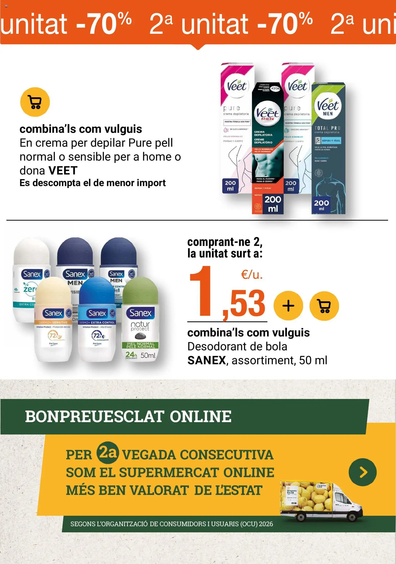 Bonpreu folleto │ válido desde el 16.06.2026 | Página: 16 | Productos: Antitranspirante, Crema depilatoria, Crema