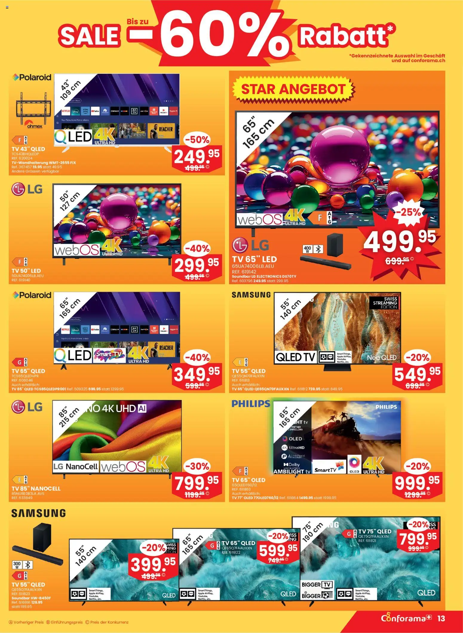 Conforama aktionen – gültig ab 24.06.2026 | Seite: 13 | Produkte: Top, Apple, Samsung, Philips