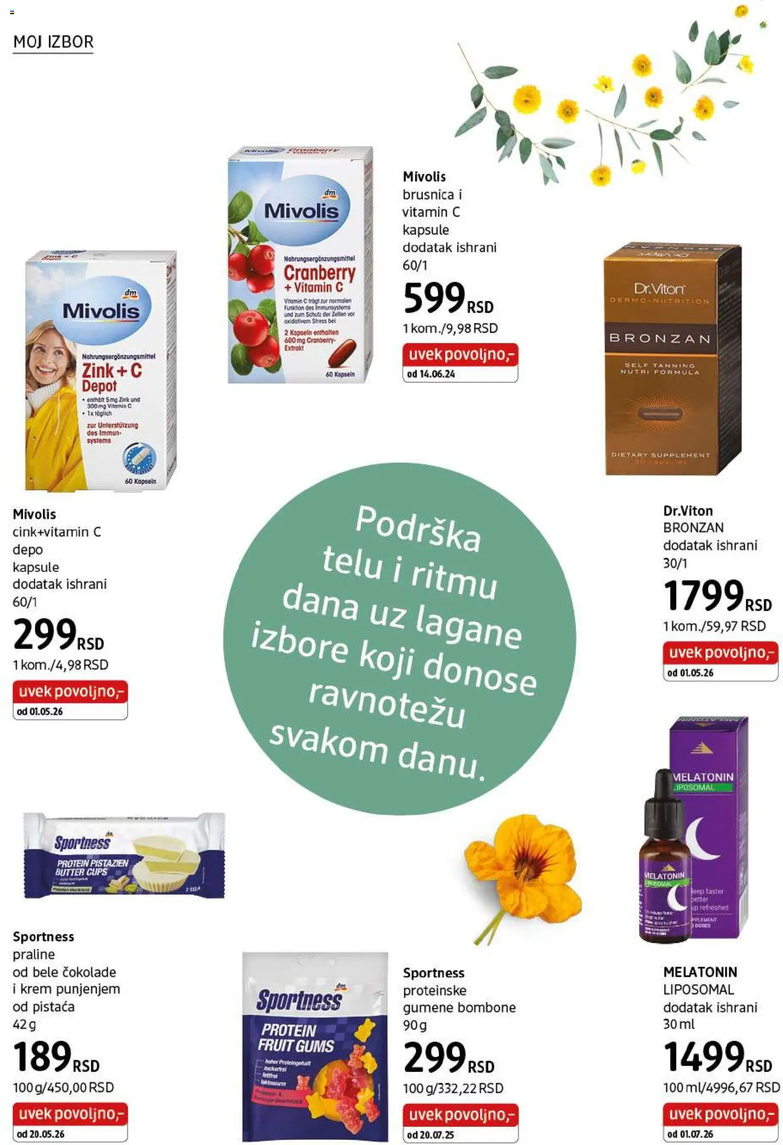 DM Drogerie katalog - važi od 01.07.2026 | Strana: 34 | Proizvode: Bombone, Kapsule, Gumene bombone, Praline