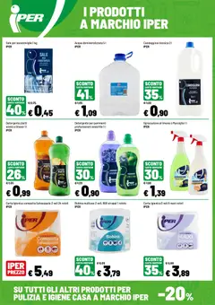 Anteprima del volantino Iper volantino Profumo di Pulito valido a partire dal 03/09/2026 | Pagina: 11 | Prodotti: Carta igienica, Detergente, Sgrassatore, Limone