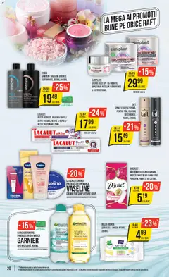 Ofertele Mega Image valabile de la 21.05.2026 | Pagină: 20 | Produse: Cremă de zi, Șervețele umede, Absorbante, Apă