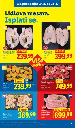 Lidl katalog - pregled Lidl kataloga - važi od 20.08.2026 | Strana: 105