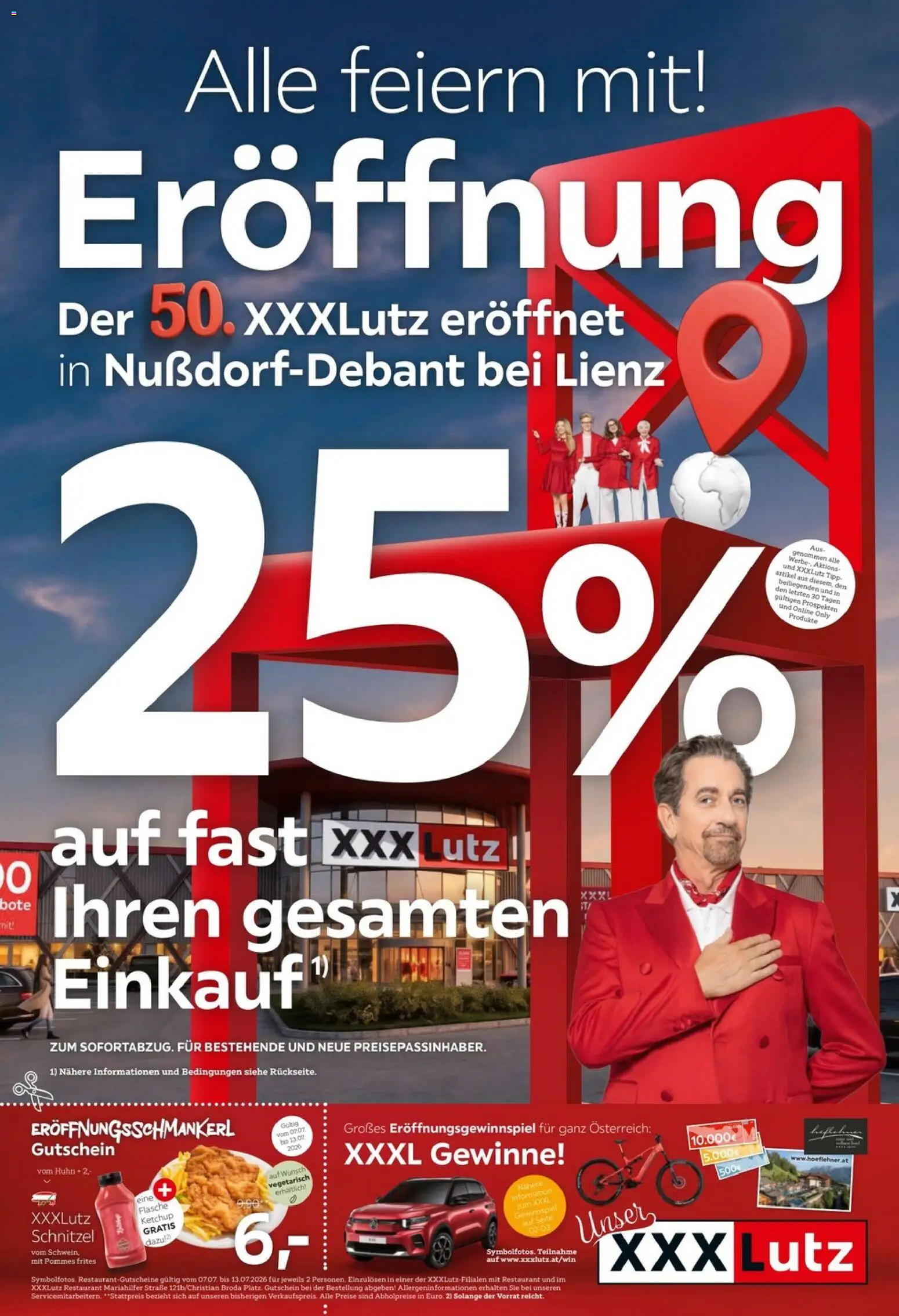 XXXLutz Eröffnung Lienz gültig ab 07.07.2026 | Seite: 1 | Produkte: Ketchup