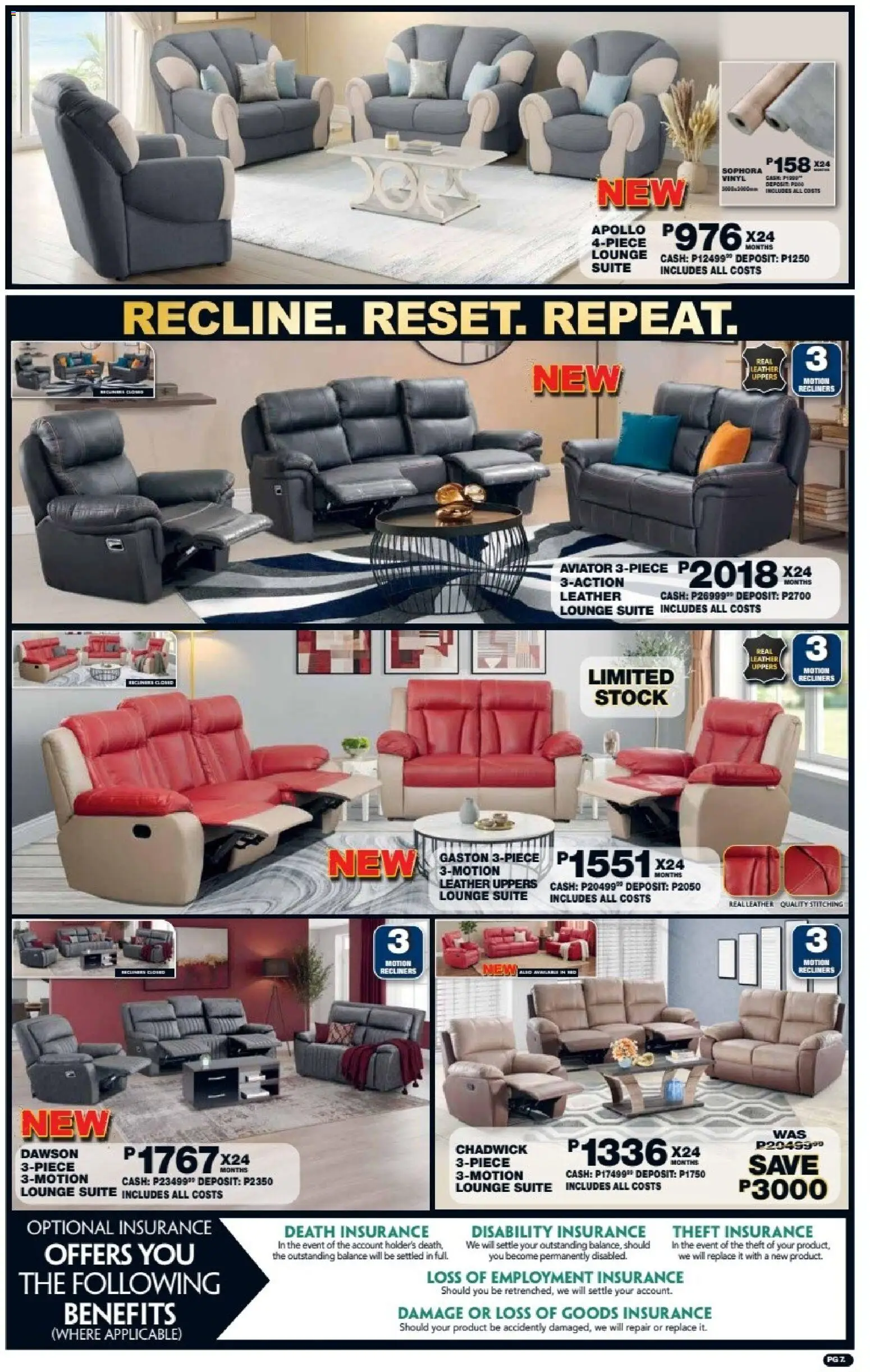 New Lewis Stores catalogue – valid from 10/08/2026 | Page: 7 | Products: Lounge suite, Stock