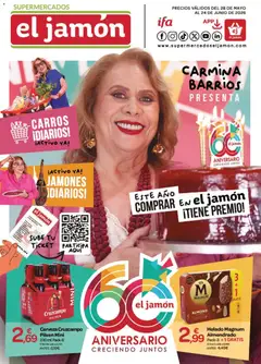 Vista previa Supermercados El Jamón folleto válido desde el 28.05.2026