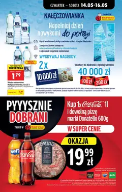 Pogląd oferty "Woda mineralna Nałęczowianka, 6x1,5 l, delikatnie gazowana, niegazowana" - ważna od 14.05.2026 | Strona: 65