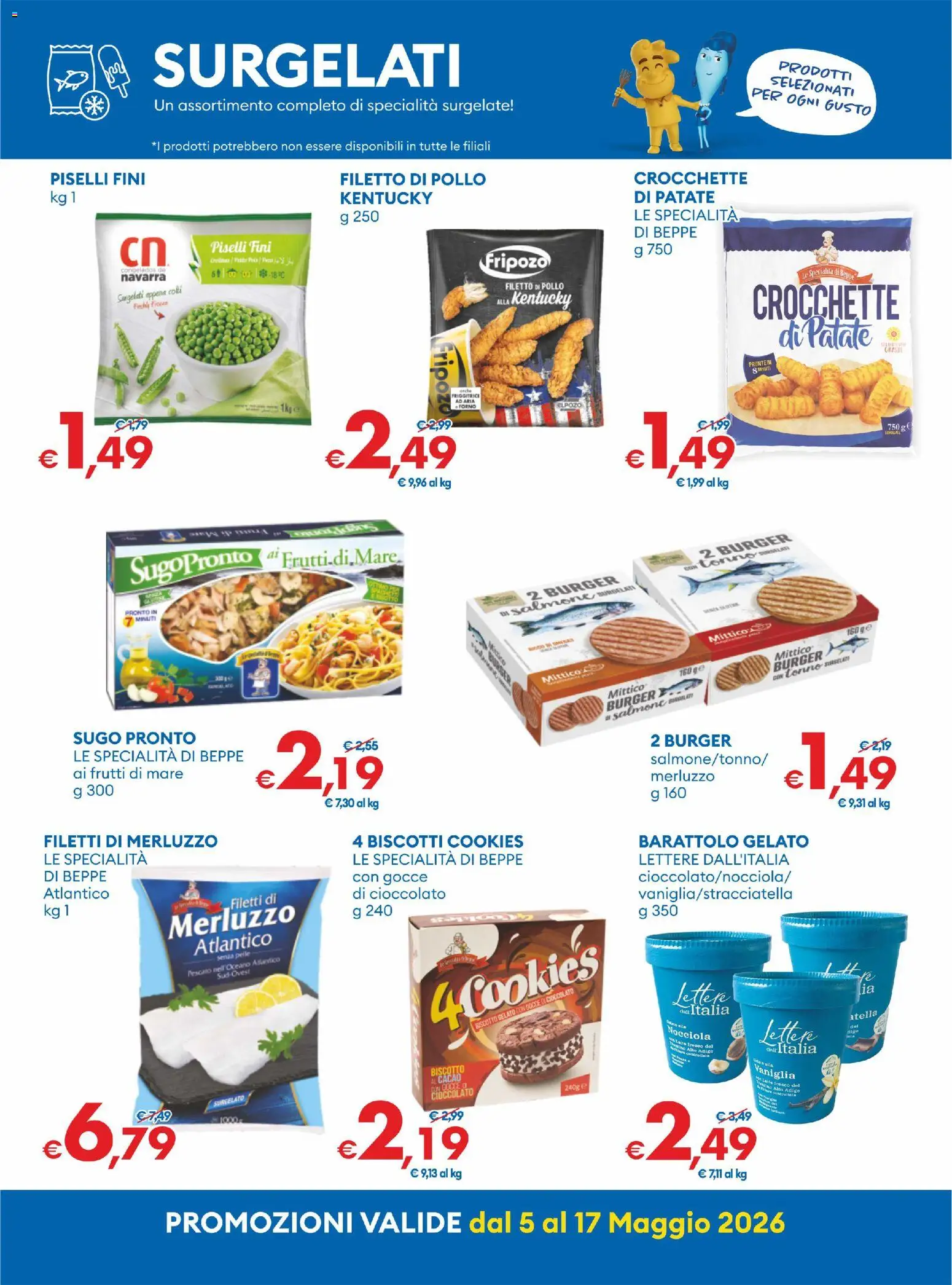 Volantino MD Discount del 05.05.2026 | Pagina: 20 | Prodotti: Pollo, Patate, Frutti di mare, Cacao