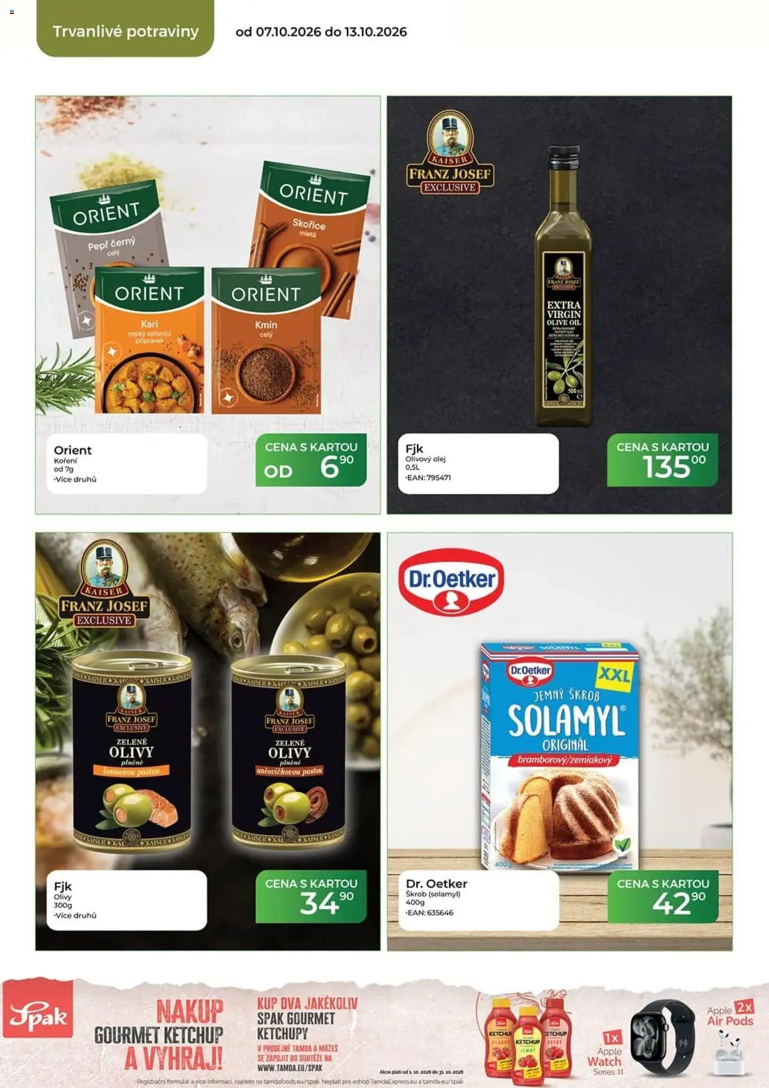 Tamda Foods leták od 07.10.2026 | Strana: 42 | Produkty: Olivový olej, Gourmet, Apple, Olivy