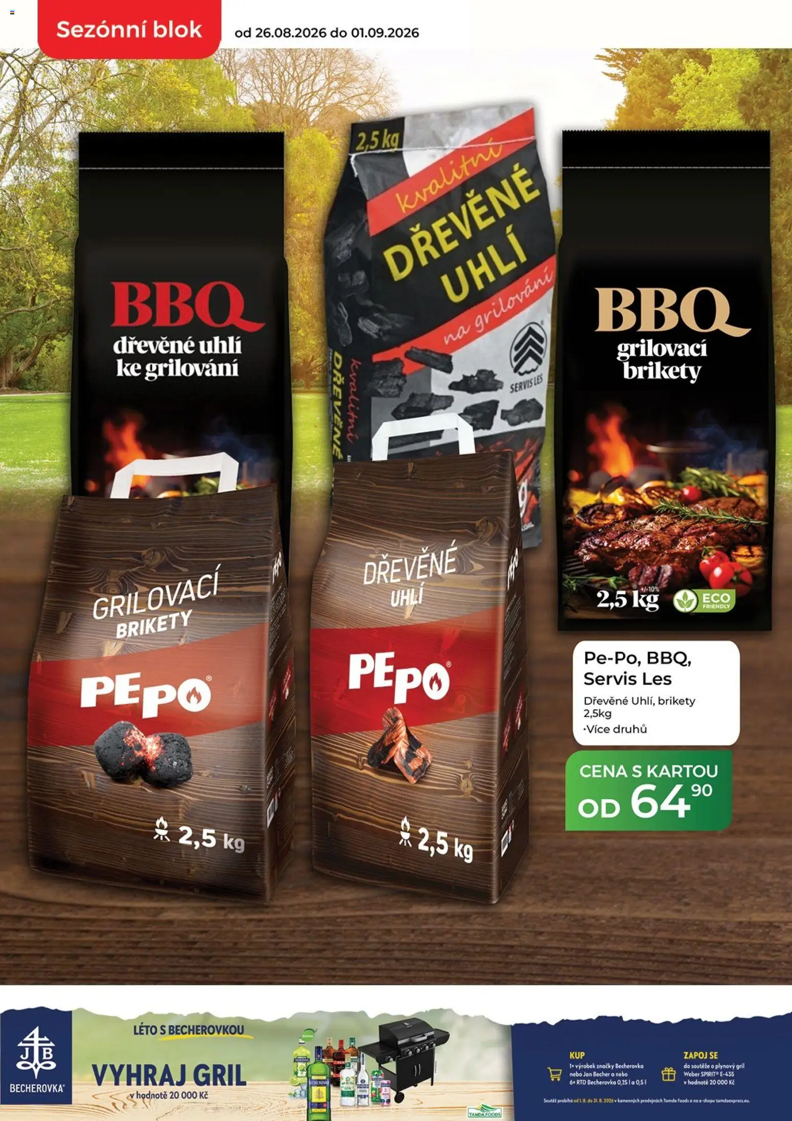 Tamda Foods leták od 26.08.2026 | Strana: 8 | Produkty: Grilování, Dřevěné uhlí, Gril, Grilovací uhlí