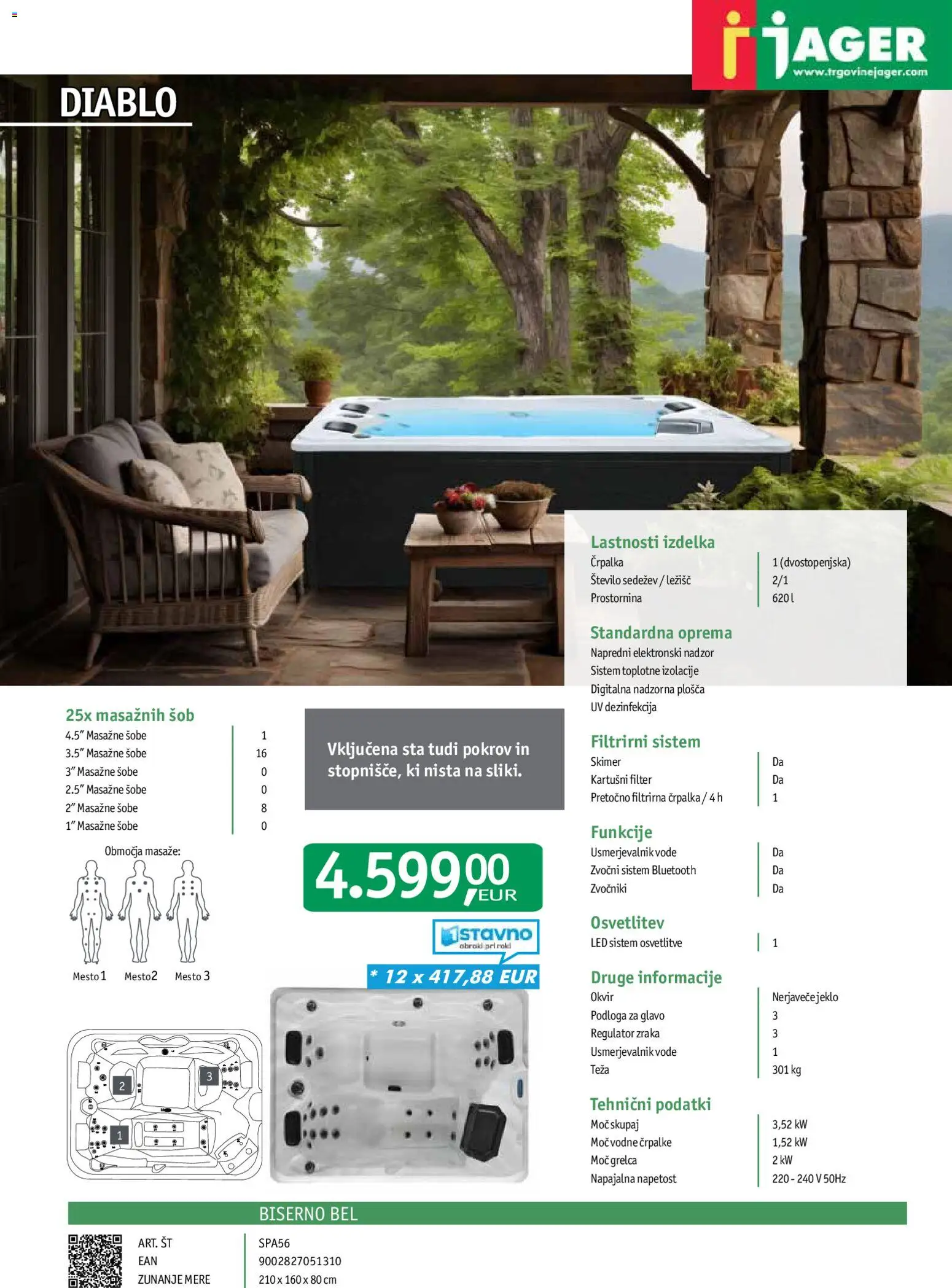 Novi Jager katalog ponudbe – veljaven od 21.08.2026 | Stran: 45 | Izdelki: Črpalka, Teza, Okvir, Podloga