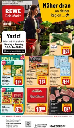 Rewe Prospekt Essen ab 27.07.2026 gültig